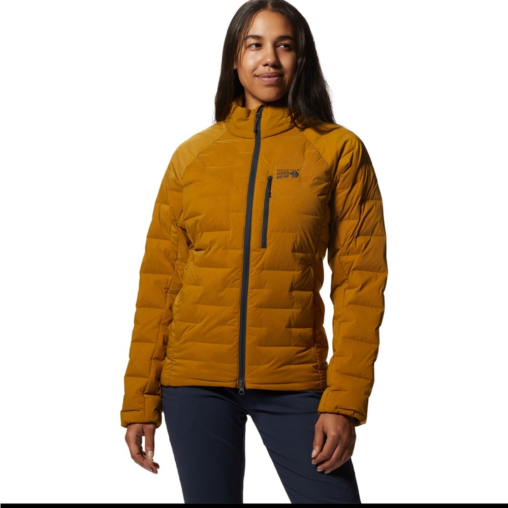 Mountain Hardwear Women's Stretchdown Jacket - Mustard Yellow